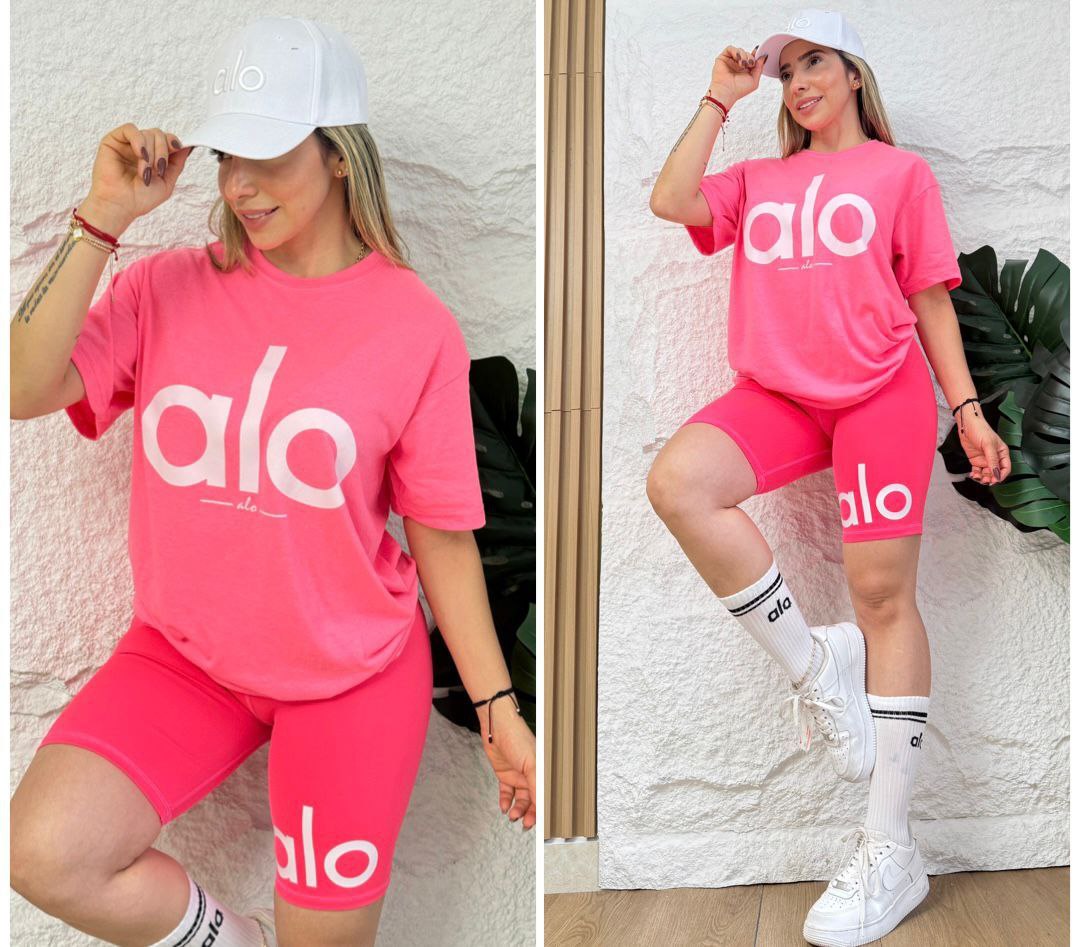 Set 'Street-Ready' 4 Piezas (Blusón + Biker + Medias + Gorra)