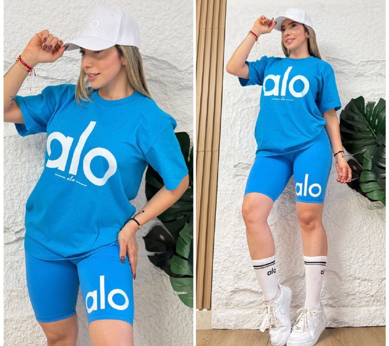 Set 'Street-Ready' 4 Piezas (Blusón + Biker + Medias + Gorra)