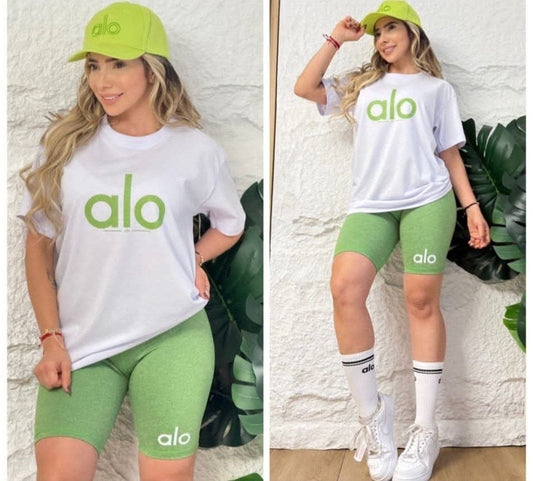 Set 'Street-Ready' 4 Piezas (Blusón + Biker + Medias + Gorra)