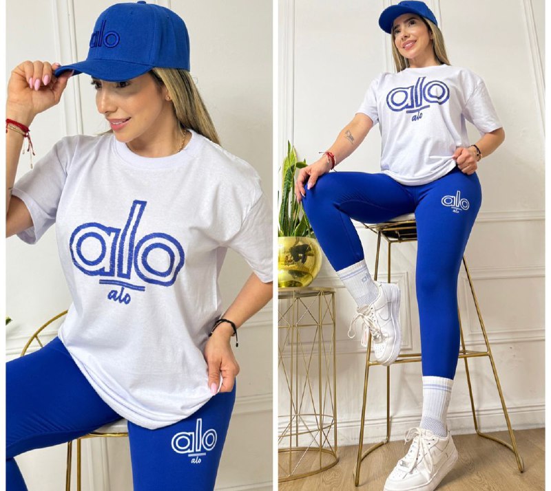 Set 'Lounge & Go' 4 Piezas (Blusón + Leggings + Medias + Gorra)