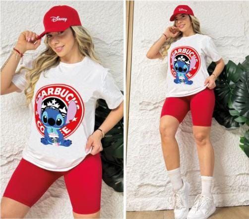 Conjunto Urbano 3 Piezas 'Cosmic Brew' (Blusón + Biker + Gorra) - Edición Limitada