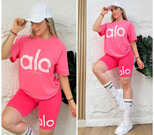Set 'Street-Ready' 4 Piezas (Blusón + Biker + Medias + Gorra)